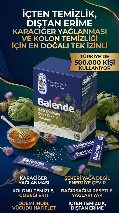 BALENDE Ballı Enginarlı Deve Dikeni Macunu 15'li Şaset