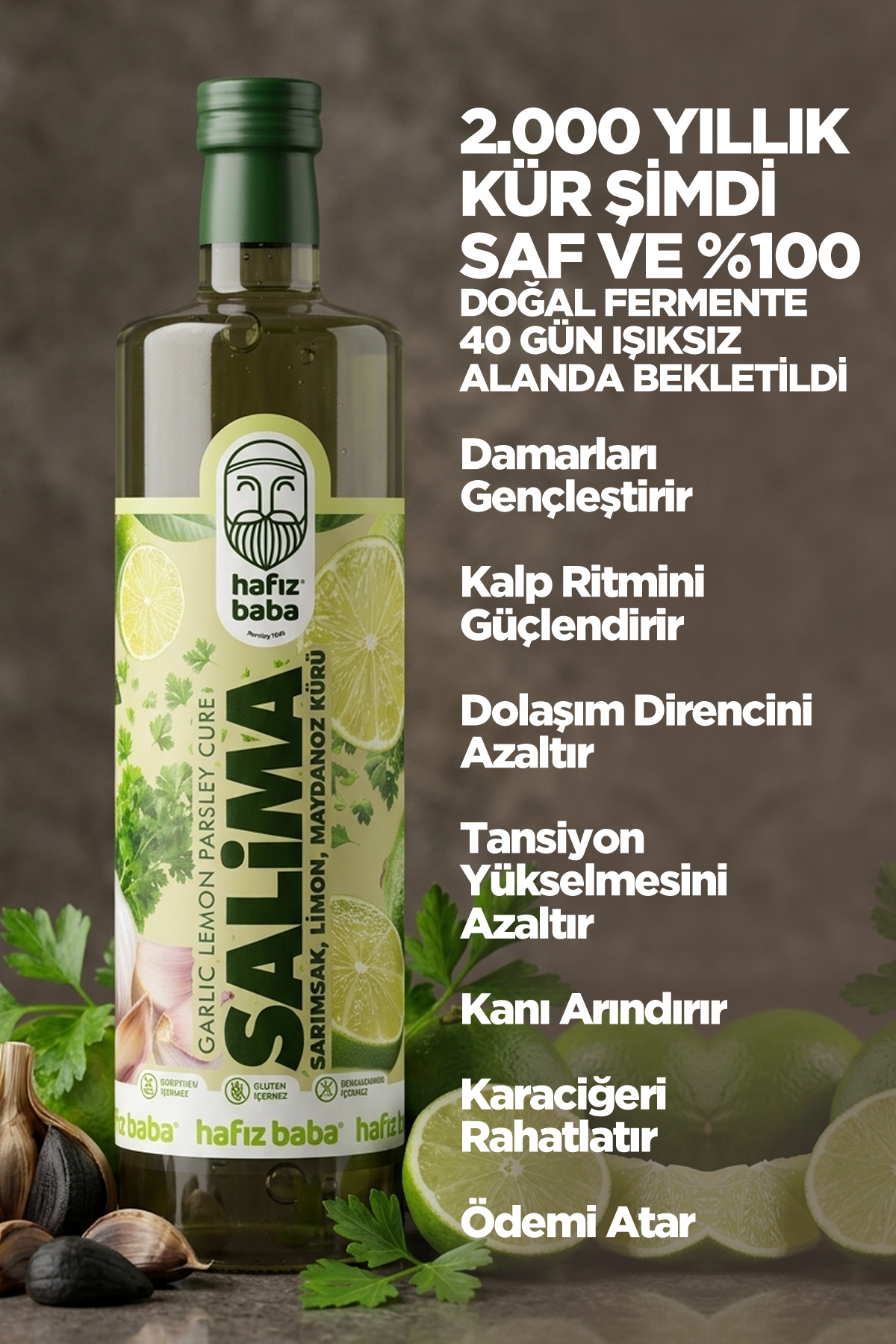 Hafızbaba - SALİMA Doğal Fermente Kür - (Türkiye'de Tek)