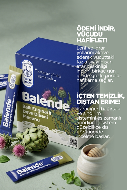 BALENDE Ballı Enginarlı Deve Dikeni Macunu 15'li Şaset